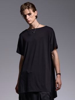kiryuyrik������奦����奦/BEATENJIKU Boat Neck Flare-T/Black