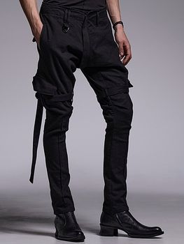 kiryuyrik������奦����奦/Denim Bondage Pants/Black