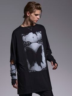 (ͽ���ʡ�4��5������ͽ��/kiryuyrik������奦����奦/BEATENJIKU Dolman-T/Black