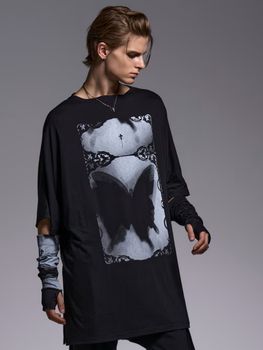 kiryuyrik������奦����奦/BEATENJIKU Dolman-T/Black