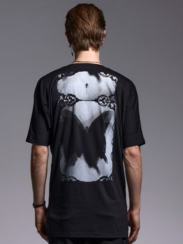 kiryuyrik������奦����奦/BEATENJIKU KIMONO Sleeve-T/Black