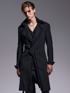 (ͽ���ʡ�5��6������ͽ��/kiryuyrik������奦����奦/W-Gaze Napoleon Coat/Black
