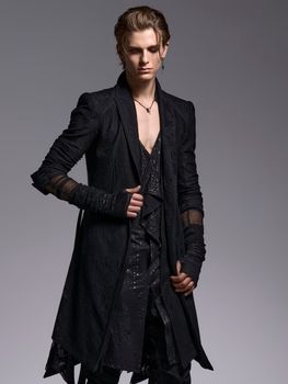 (ͽ���ʡ�6��7������ͽ��/kiryuyrik������奦����奦/CROSS-Lace Flare Jacket/Black