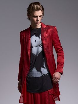 (ͽ���ʡ�7��8������ͽ��/kiryuyrik������奦����奦/Sahadow Butterfly Opal Layered Jacket/Red