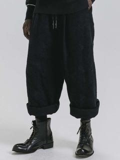 (ͽ����)8��9������ͽ��/nude:masahiko maruyama ���̡���:�ޥ��ҥ��ޥ���/Cotton Damege Jacquard Brushed Finish �磻�ɥ��������ѥ��/Black