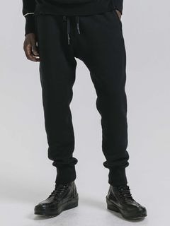 (ͽ����)8��9������ͽ��/nude:masahiko maruyama ���̡���:�ޥ��ҥ��ޥ���/30/7 French Terry - Back Side Brushed Finish �������åȥѥ��/Black