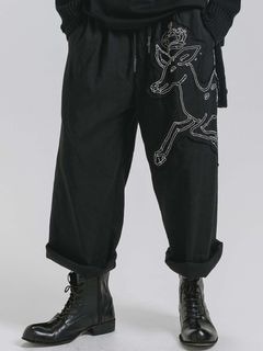 (ͽ����)8��9������ͽ��/nude:masahiko maruyama ���̡���:�ޥ��ҥ��ޥ���/Cotton/Wool Gaberdine �ɽ��ѥå��磻�ɥѥ��/Black