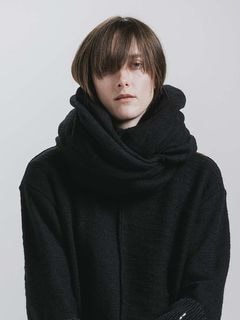 (ͽ����)8��9������ͽ��/nude:masahiko maruyama ���̡���:�ޥ��ҥ��ޥ���/Wool Slub Yarn Jersey ���̡���/Black