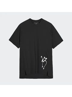 Y-3���磻���꡼/M GFX RUN SS TEE/BLACK