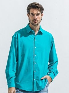 (ͽ���ʡ�4��5������ͽ��/40TH RESOUND CLOTHING���ꥵ����ɥ���������/RUSH JACK SHIRTS/turquoise