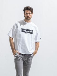 (ͽ���ʡ�5��6������ͽ��/40TH RESOUND CLOTHING���ꥵ����ɥ���������/BOX OVER TEE/WHBK