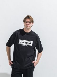 (ͽ���ʡ�5��6������ͽ��/40TH RESOUND CLOTHING���ꥵ����ɥ���������/BOX OVER TEE/BLACK