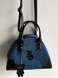 (ͽ���ʡ�5��6������ͽ��/40TH RESOUND CLOTHING���ꥵ����ɥ���������/denim mini boston bag/DENIM
