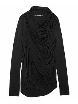 (ͽ����)7��8������ͽ��/JULIUS����ꥦ��/RAYON/SILK JERSEY CUT & SEWN11/BLACK