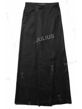 (ͽ����)8��9������ͽ��/JULIUS����ꥦ��/VISCOSE/SLUB WOOL TWILL TROUSERS1/BLACK