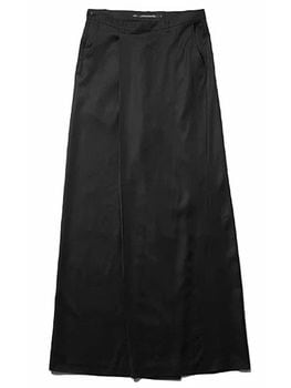(ͽ����)8��9������ͽ��/JULIUS����ꥦ��/VISCOSE/SLUB WOOL TWILL TROUSERS1/BLACK