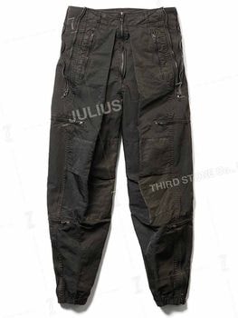 (ͽ����)8��9������ͽ��/JULIUS����ꥦ��/NYLON TWILL TROUSERS15/DARK KHAKI