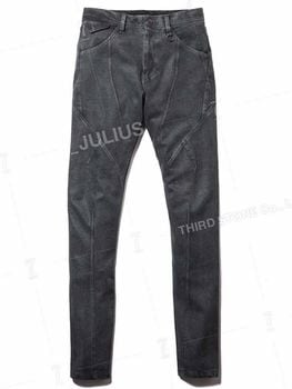 (ͽ����)8��9������ͽ��/JULIUS����ꥦ��/COTTON KNIT DENIM TROUSERS9/STEEL