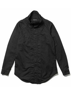 (ͽ����)8��9������ͽ��/JULIUS����ꥦ��/COTTON/NYLON TWILL SHIRT1/BLACK
