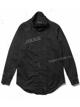 (ͽ����)8��9������ͽ��/JULIUS����ꥦ��/COTTON/NYLON TWILL SHIRT1/BLACK