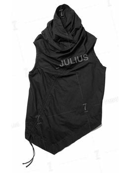 (ͽ����)8��9������ͽ��/JULIUS����ꥦ��/COTTON/NYLON TWILL SHIRT2/BLACK