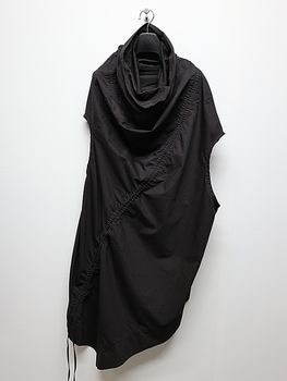 JULIUS����ꥦ��/COTTON/NYLON TWILL SHIRT2/BLACK