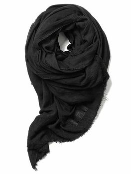 (ͽ����)8��9������ͽ��/JULIUS����ꥦ��/CAMOUFLAGE JACQUARD STOLE1/BLACK