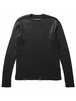 (ͽ����)8��9������ͽ��/JULIUS����ꥦ��/COTTON YARN KNIT2/BLACK