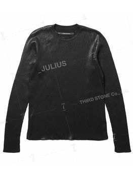 (ͽ����)8��9������ͽ��/JULIUS����ꥦ��/COTTON YARN KNIT2/BLACK