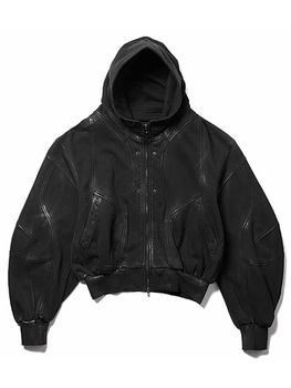 (ͽ����)8��9������ͽ��/JULIUS����ꥦ��/COTTON SWEAT CUT & SEWN3/BLACK