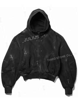 (ͽ����)8��9������ͽ��/JULIUS����ꥦ��/COTTON SWEAT CUT & SEWN3/BLACK