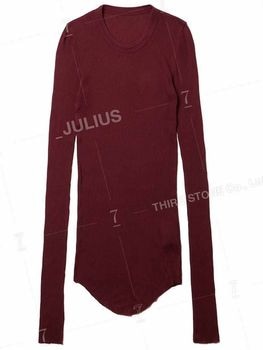 (ͽ����)8��9������ͽ��/JULIUS����ꥦ��/COTTON/SILK RIB CUT & SEWN6/BLOOD