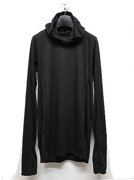 JULIUS����ꥦ��/HIGH GAUGE COTTONJERSEY CUT & SEWN15/BLACK