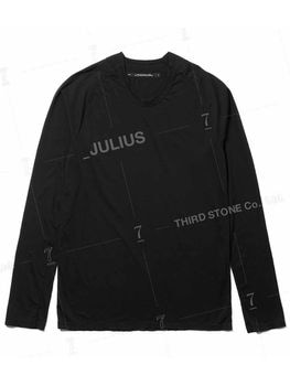 (ͽ����)8��9������ͽ��/JULIUS����ꥦ��/HIGH GAUGE COTTONJERSEY CUT & SEWN16/BLACK