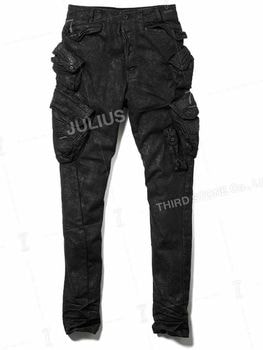 (ͽ����)9��10������ͽ��/JULIUS����ꥦ��/10.5oz STRETCH DENIM TROUSERS14/BLACK