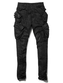 (ͽ����)9��10������ͽ��/JULIUS����ꥦ��/10.5oz STRETCH DENIM TROUSERS14/BLACK