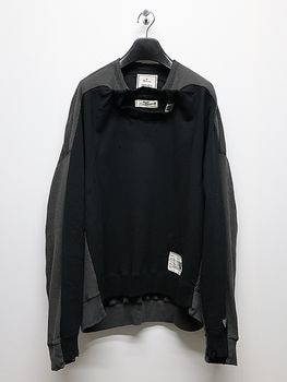 Maison MIHARA YASUHIRO���᥾�� �ߥϥ�䥹�ҥ�/THERMAL PO COMBINED SWEAT PO/BLACK