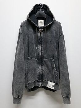 Maison MIHARA YASUHIRO���᥾�� �ߥϥ�䥹�ҥ�/French Terry BLEACHED SWEAT PARKA/BLACK