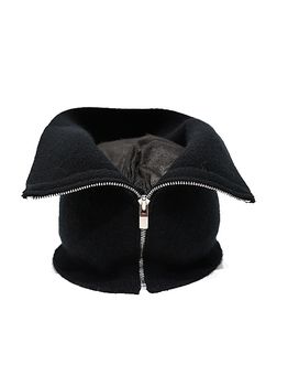 ATTACHMENT�������å�����/CASHMERE KNIT NECK WARMER/BLACK