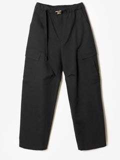 (ͽ���ʡ�7��8������ͽ��/ATTACHMENT�������å�����/CO/TEN POWDERY DOUBLE CROTH EASY CARGO TROUSERS/BLACK