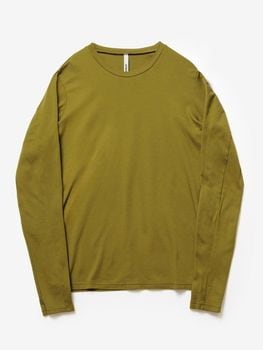 (ͽ���ʡ�7��8������ͽ��/ATTACHMENT�������å�����/BRUSHED YARN SMOOTH SLIM FIT L/S TEE/D.YELLOW