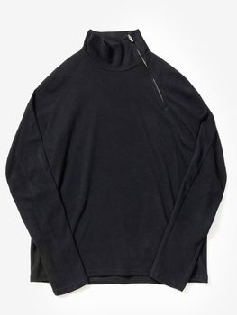 (ͽ���ʡ�8��9������ͽ��/ATTACHMENT�������å�����/VI/PE SMOOTH ZIP-UP HIGHNECK L/S TEE/BLACK