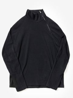 (ͽ���ʡ�8��9������ͽ��/ATTACHMENT�������å�����/VI/PE SMOOTH ZIP-UP HIGHNECK L/S TEE/BLACK