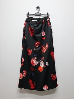 (ͽ���ʡ�6��7������ͽ��/THE ONENESS�������ͥ�/Flora Recycle Jersey Back Zipp Skirt/Black