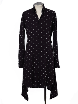 THE ONENESS�������ͥ�/Peace Dot Flare Shirt/Black