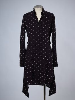 (ͽ���ʡ�7��8������ͽ��/THE ONENESS�������ͥ�/Peace Dot Flare Shirt/Black