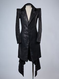 (ͽ���ʡ�8��9������ͽ��/THE ONENESS�������ͥ�/Eco Horse Hide Lace Up Flare Jacket/Black