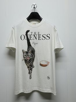 �㴰���THE ONENESS�������ͥ�/Organic Cotton Jersey Charity T-Shirt/White