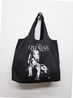 (ͽ���ʡ�8��9������ͽ��/THE ONENESS�������ͥ�/Recycle Polyester Charity Shoulder Tote Bag/Black
