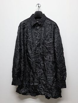 Ground Y�����饦��ɥ磻/PE TAFTA BK X BK STANDARD LONG SLEEVED SHIRT/BLACK